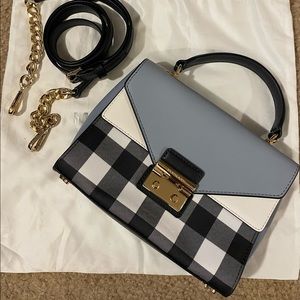 Michael Kors
Sloan Gingham Small Top-Handle Satchel